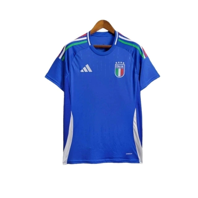 Camisa Seleção da Itália I 24/25 - Torcedor Adidas Masculina - Azul