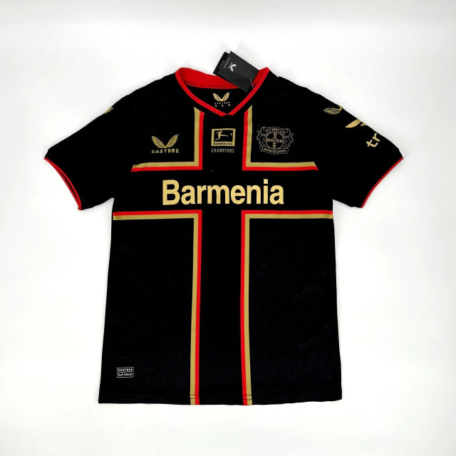 Camisa Bayer Leverkusen Edição Especial 24/25 - Torcedor Castore Masculina - Preta