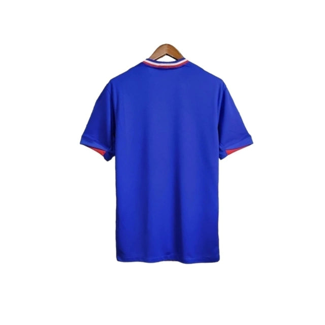 Camisa Seleção da França I 24/25 - Torcedor Nike Masculina - Azul com detalhes em branco e vermelho