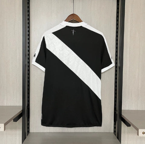 Camisa Vasco da Gama I 24/25 - Torcedor Kappa Masculina - Preto