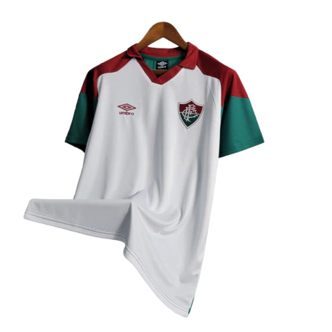 Camisa Fluminense II 23/24 Umbro Treino -Branca com detalhes tricolores