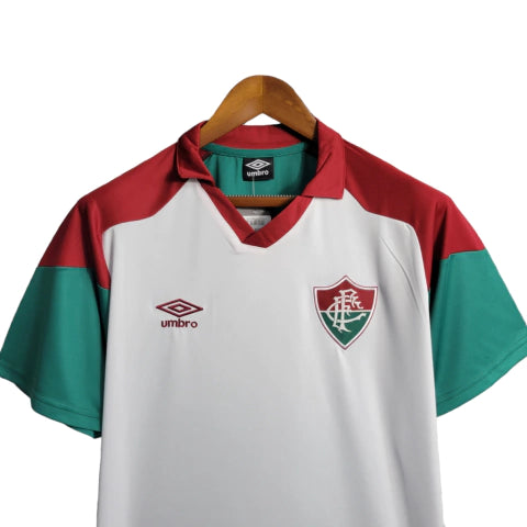 Camisa Fluminense II 23/24 Umbro Treino -Branca com detalhes tricolores