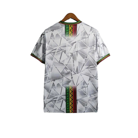 Camisa Seleção do Mali I 23/24 - Torcedor Airness Masculina - Branca com faixa em verde e amarelo e preto