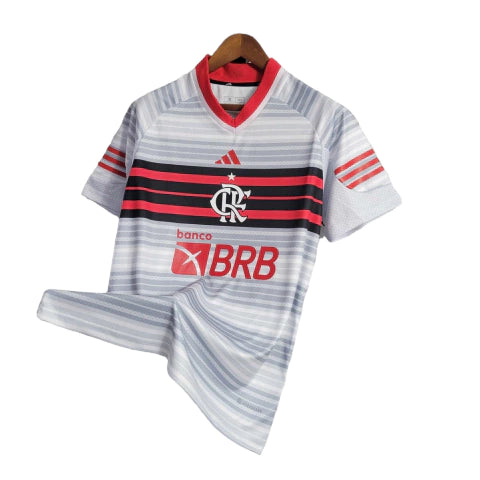 Camisa Flamengo 23/24 Torcedor Adidas Masculina - Branco