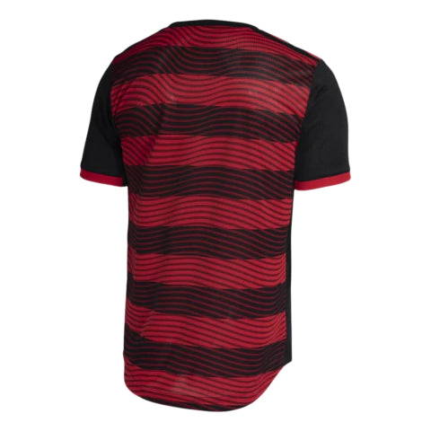 Camisa Flamengo I 22/23 Torcedor Adidas Masculina - Preto e Vermelho