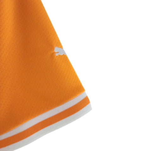 Camisa Costa do Marfim I 22/23 Torcedor Puma Masculina - Laranja