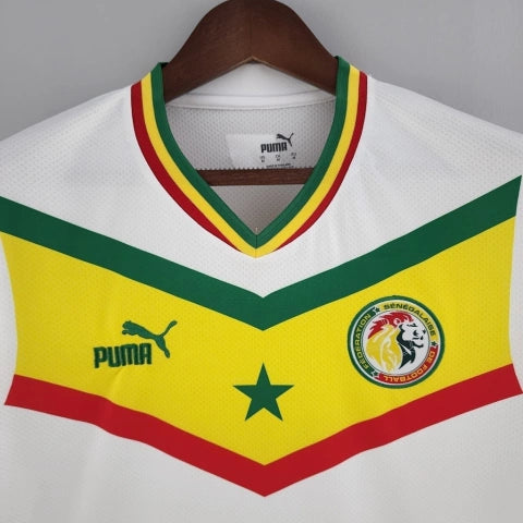 Camisa Seleção do Senegal Home 22/23 Torcedor Puma Masculina - Branca