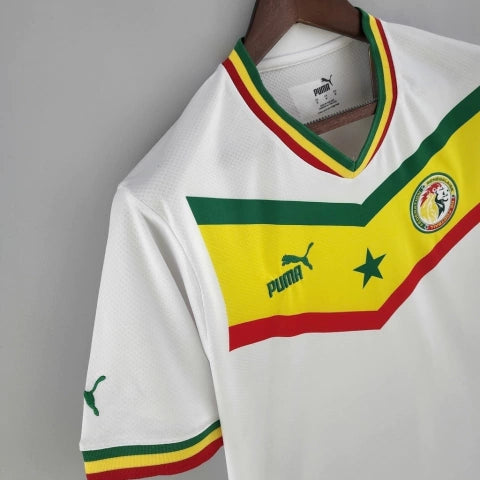 Camisa Seleção do Senegal Home 22/23 Torcedor Puma Masculina - Branca