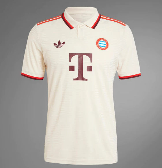 Camisa Bayern de Munique 24/25 Torcedor Adidas Masculina - Creme