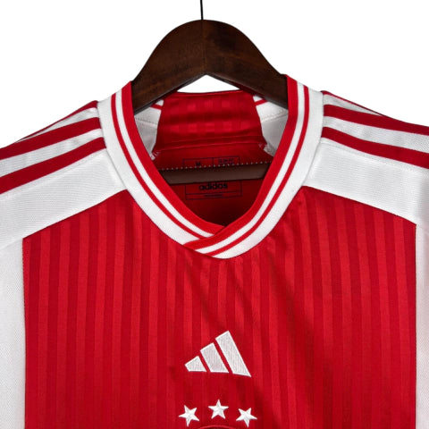 Camisa Ajax I 23/24 - Torcedor Adidas Masculina - Branca e vermelha