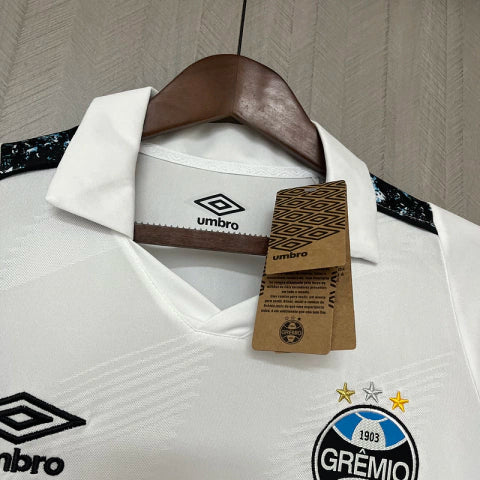 Camisa Grêmio II Away - 24/25 Torcedor Umbro Masculina - Branca