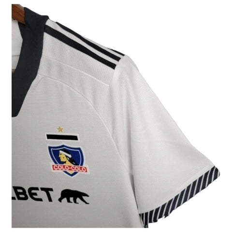 Camisa Colo Colo do Chile I 24/25 - Torcedor Adidas Masculina - Branca com detalhes em preto