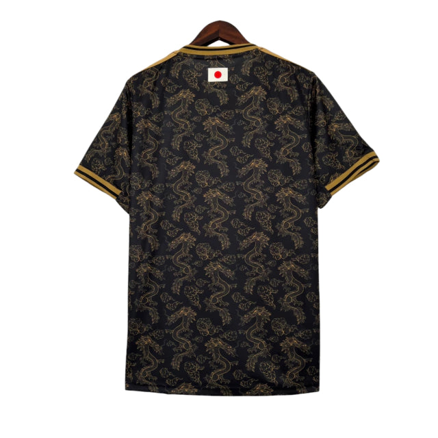 Camisa Seleção Japão Edição Especial 23/24 - Torcedor Adidas Masculina - Preta com detalhes em dourado e branco