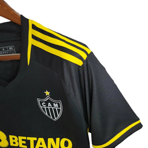 Camisa Atlético Mineiro II 23/24 - Torcedor Adidas Masculina - Preta com detalhes em amarelo