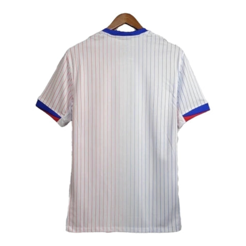 Camisa Seleção da França II 24/25 - Torcedor Nike Masculina - Branca com detalhes em azul e vermelho