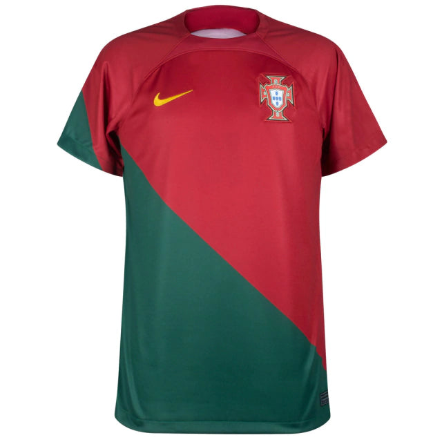 Camisa Seleção de Portugal I 22/23 - Torcedor Nike Masculina - Vermelha e verde