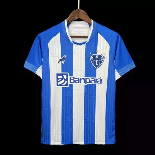 Camisa Paysandu Home 24/25 Torcedor Masculina - Listrada azul e branco