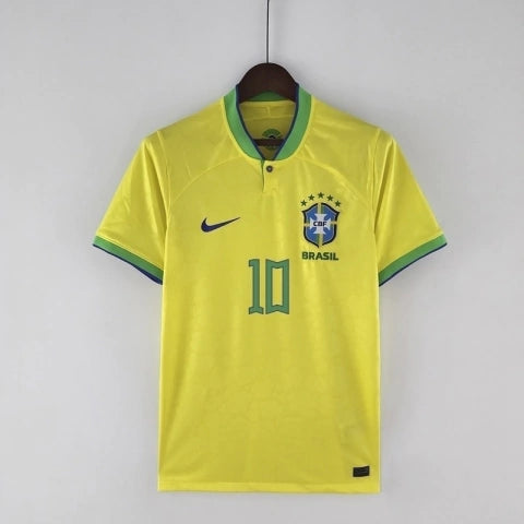 Camisa Seleção Brasileira I 2022 Torcedor Nike Masculina - Amarela