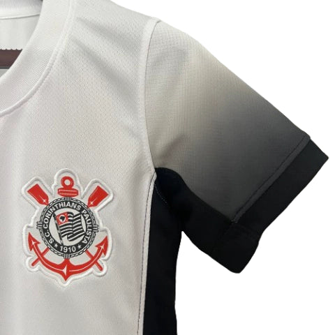 Camisa Corinthians I 24/25 - Feminina Nike - Branco e Preto