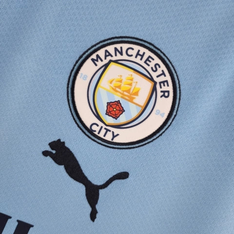 Camisa Manchester City Home 22/23 Torcedor Puma Masculina - Azul