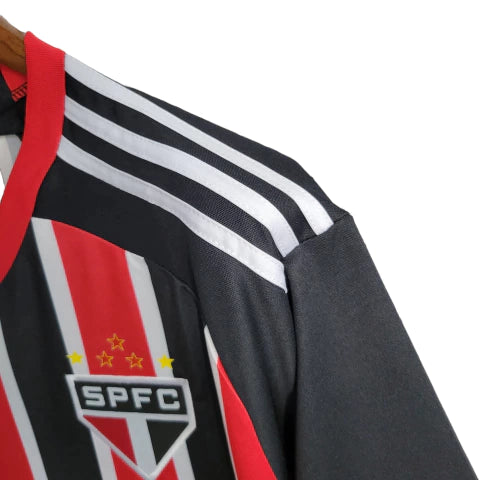 Camisa São Paulo II 23/24 - Torcedor Adidas Masculina - Vermelho e Preto