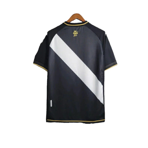 Camisa Vasco da Gama I 23/24 Kappa Torcedor Masculina - Preta com a faixa branca