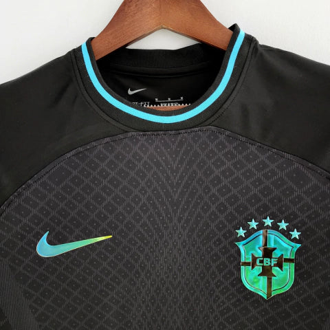 Camisa Seleção Brasileira Refletiva Edição Especial Torcedor Nike Masculina - Preta