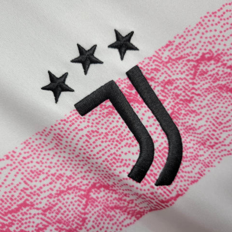 Camisa Juventus II 23/24 - Torcedor Adidas Masculina - Branca e rosa