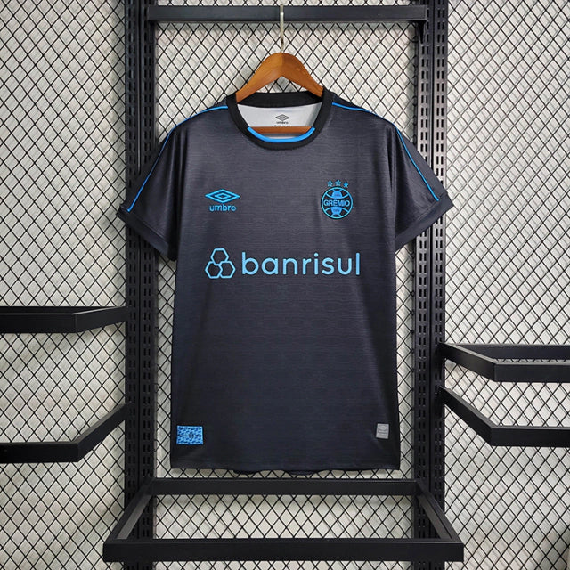 Camisa Grêmio II Away 23/24 - Torcedor Umbro Masculina - Preta