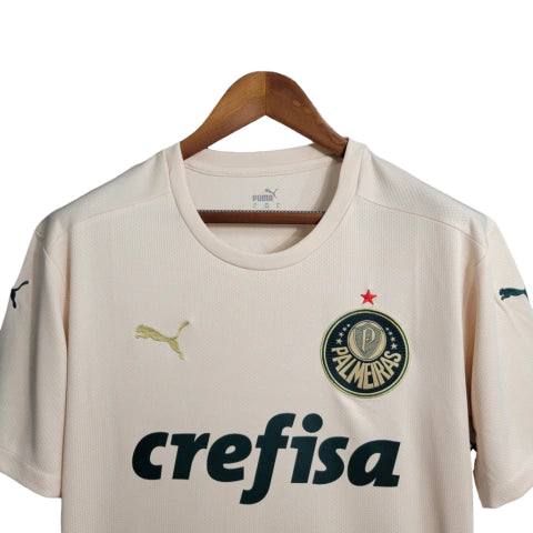 Camisa Palmeiras 21/22 Torcedor Masculina - Dourada com detalhes em verde