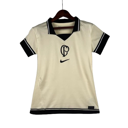 Camisa do Corinthians IV 23/24 Torcedor Feminina - Begê