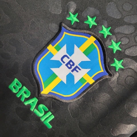 Camisa Seleção Brasileira Concept 2022 Torcedor Nike Masculina - Preta