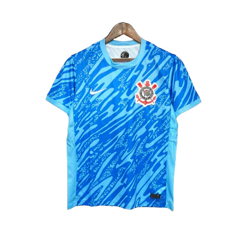 Camisa Corinthians Goleiro 24/25 Torcedor Nike Masculina - Azul